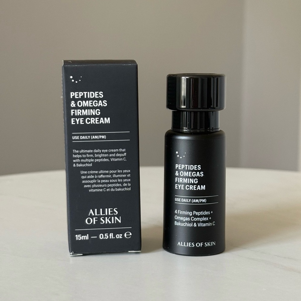 Allies of Skin Peptides & Omegas Daily Eye Firming Cream 15ml - NEW